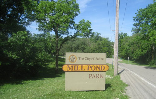 mill pond sign